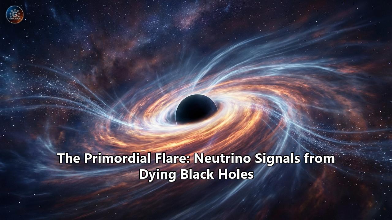 The Primordial Flare: Neutrino Signals from Dying Black Holes