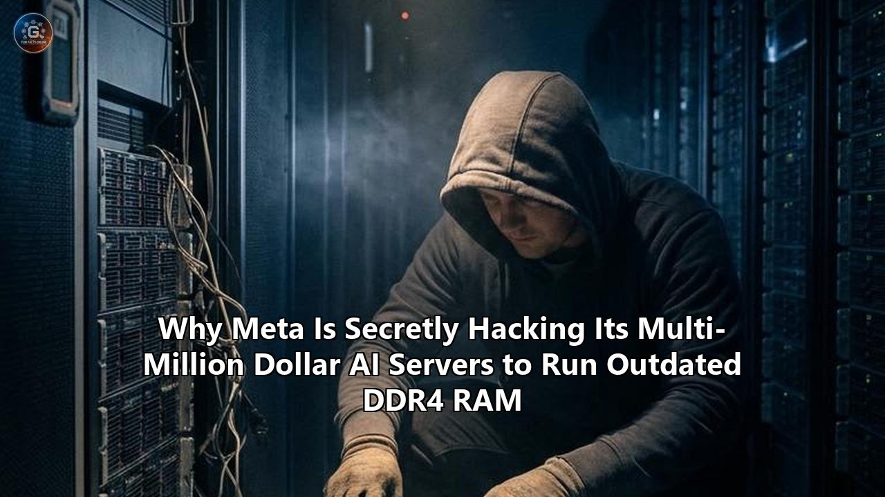 Why Meta Is Secretly Hacking Its Multi-Million Dollar AI Servers to Run Outdated DDR4 RAM
