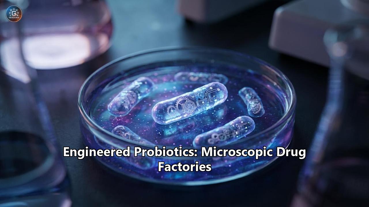 Engineered Probiotics: Microscopic Drug Factories