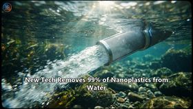 New Tech Removes 99% of Nanoplastics from Water