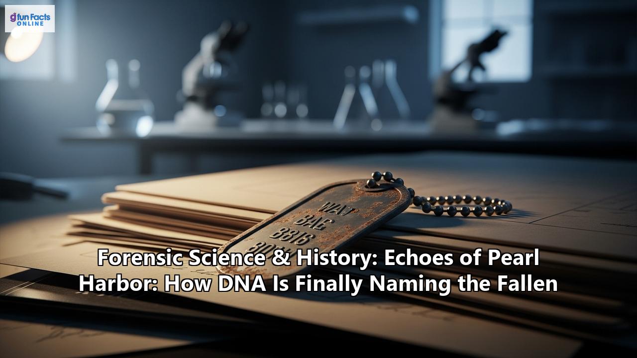 Forensic Science & History: Echoes of Pearl Harbor: How DNA Is Finally Naming the Fallen