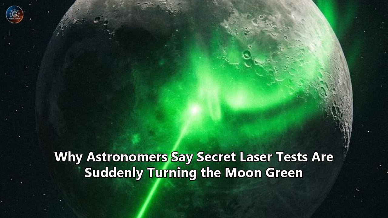 Why Astronomers Say Secret Laser Tests Are Suddenly Turning the Moon Green