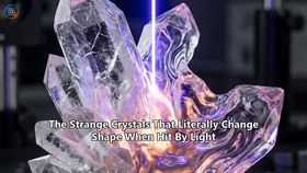 The Strange Crystals That Literally Change Shape When Hit By Light