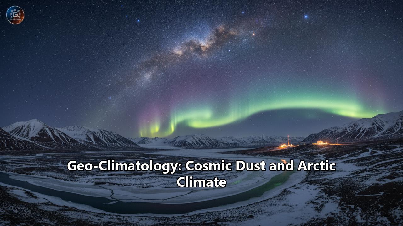 Geo-Climatology: Cosmic Dust and Arctic Climate