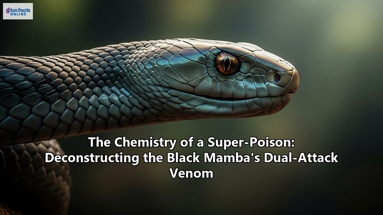 The Chemistry of a Super-Poison: Deconstructing the Black Mamba's Dual-Attack Venom