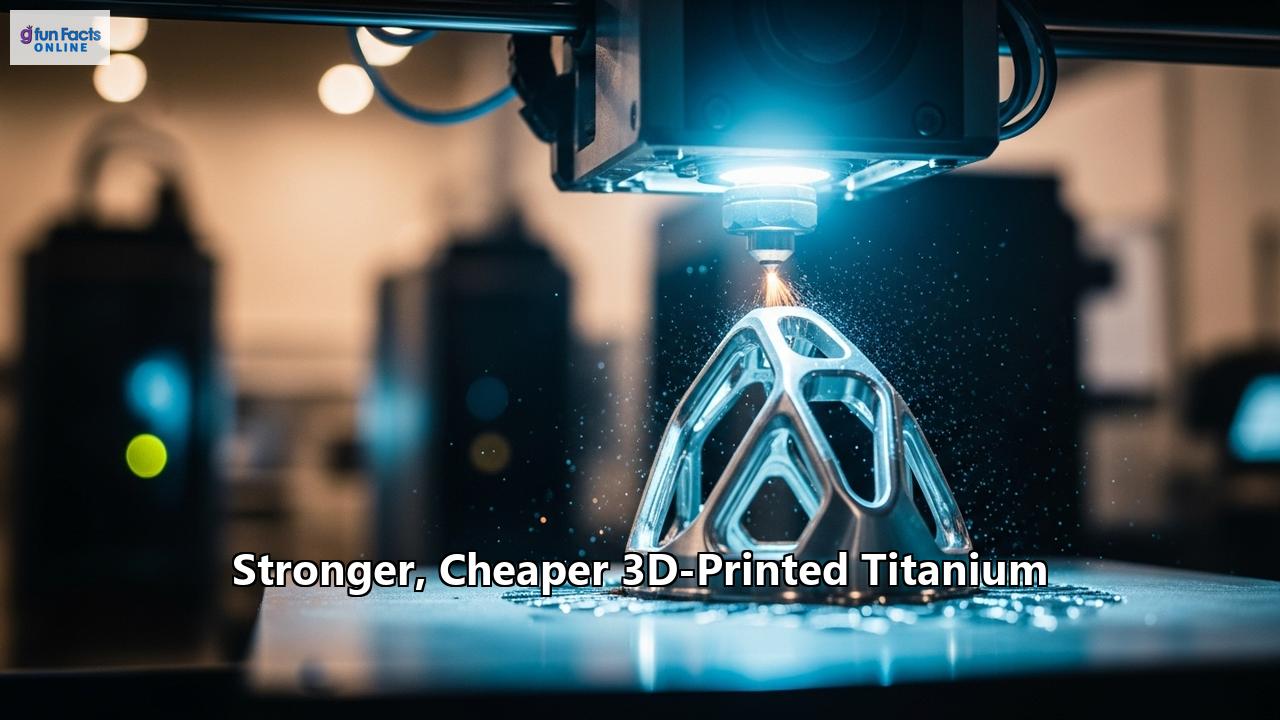 Stronger, Cheaper 3D-Printed Titanium