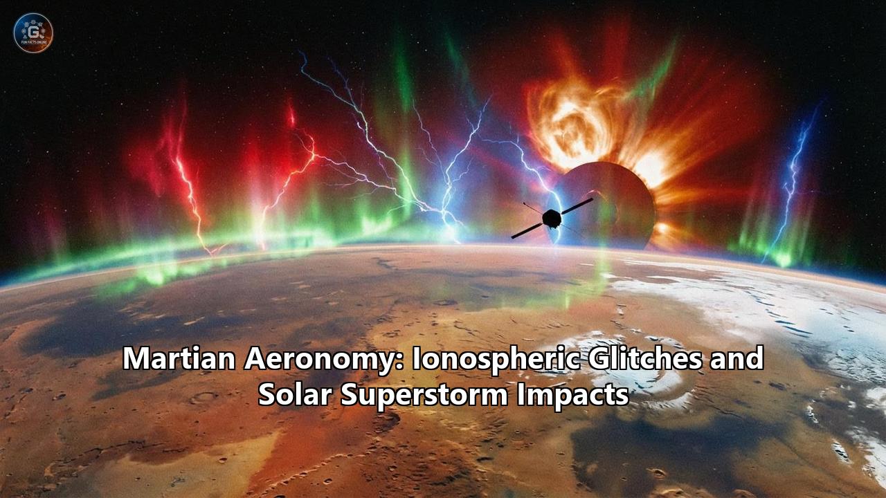 Martian Aeronomy: Ionospheric Glitches and Solar Superstorm Impacts