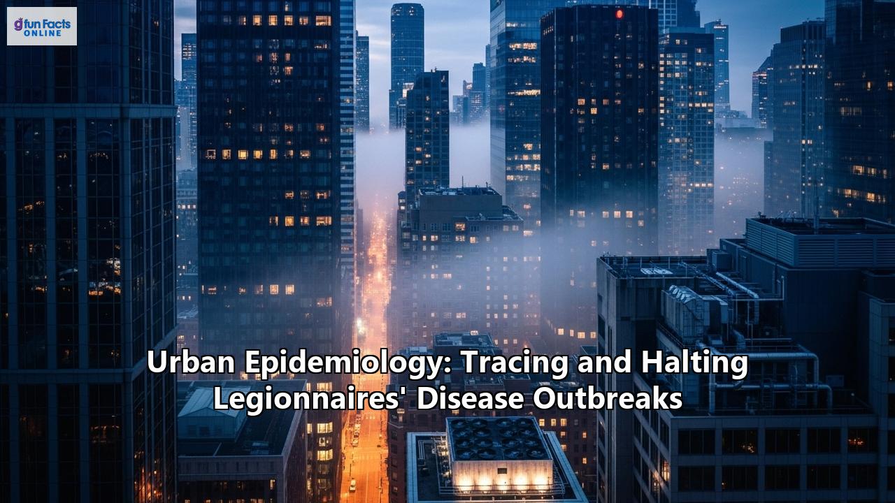 Urban Epidemiology: Tracing and Halting Legionnaires' Disease Outbreaks