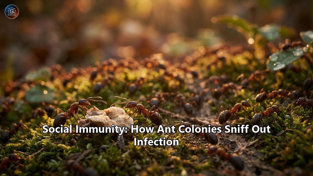 Social Immunity: How Ant Colonies Sniff Out Infection