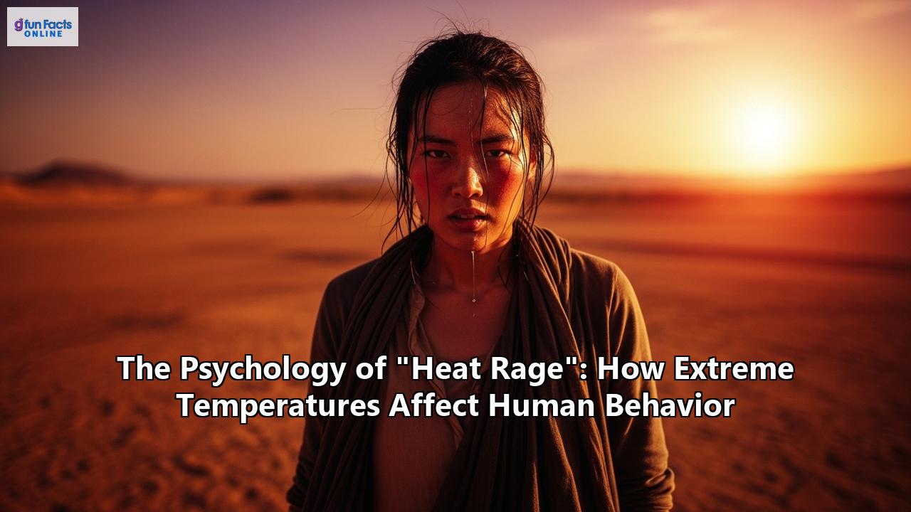The Psychology of "Heat Rage": How Extreme Temperatures Affect Human Behavior
