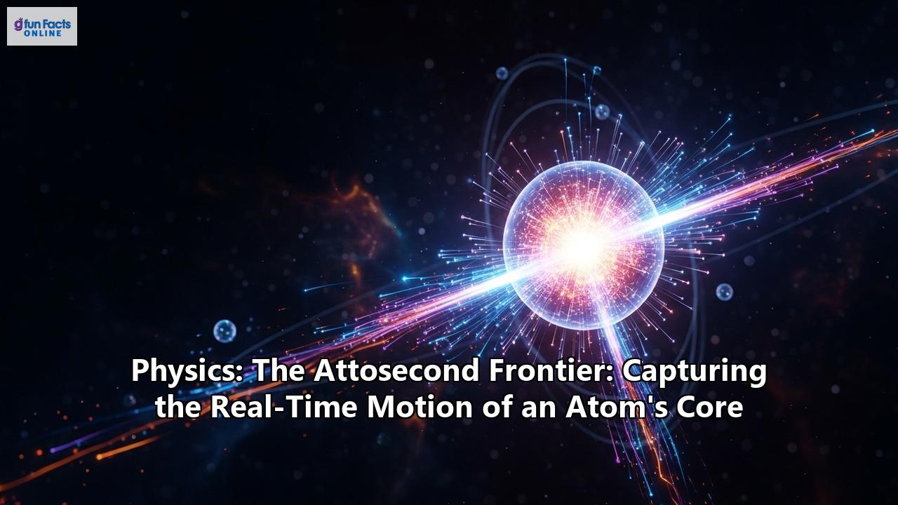Physics: The Attosecond Frontier: Capturing the Real-Time Motion of an Atom's Core