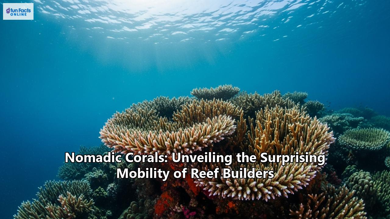 Nomadic Corals: Unveiling the Surprising Mobility of Reef Builders