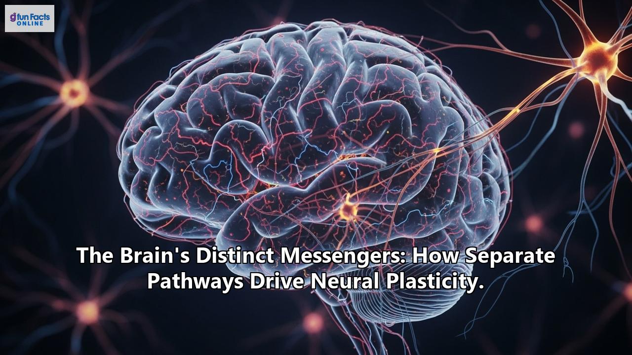 The Brain's Distinct Messengers: How Separate Pathways Drive Neural Plasticity.
