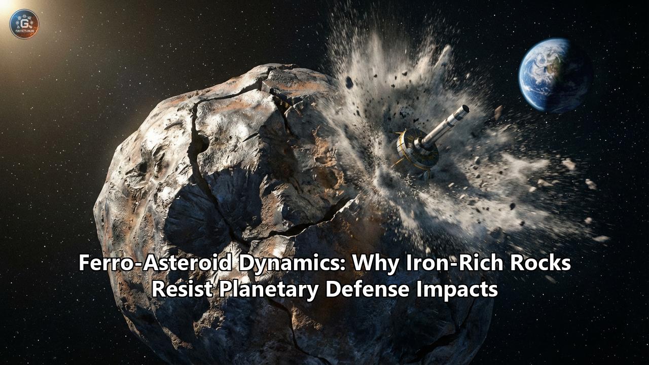 Ferro-Asteroid Dynamics: Why Iron-Rich Rocks Resist Planetary Defense Impacts