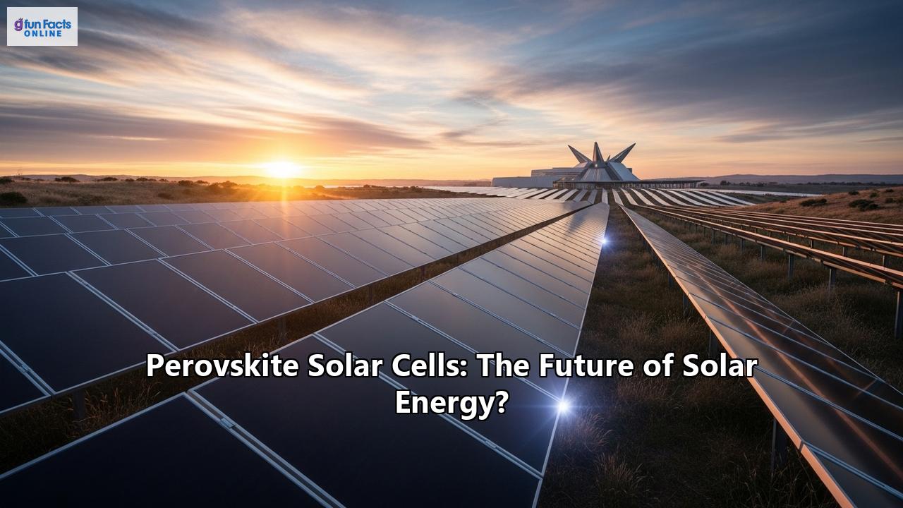 Perovskite Solar Cells: The Future of Solar Energy?