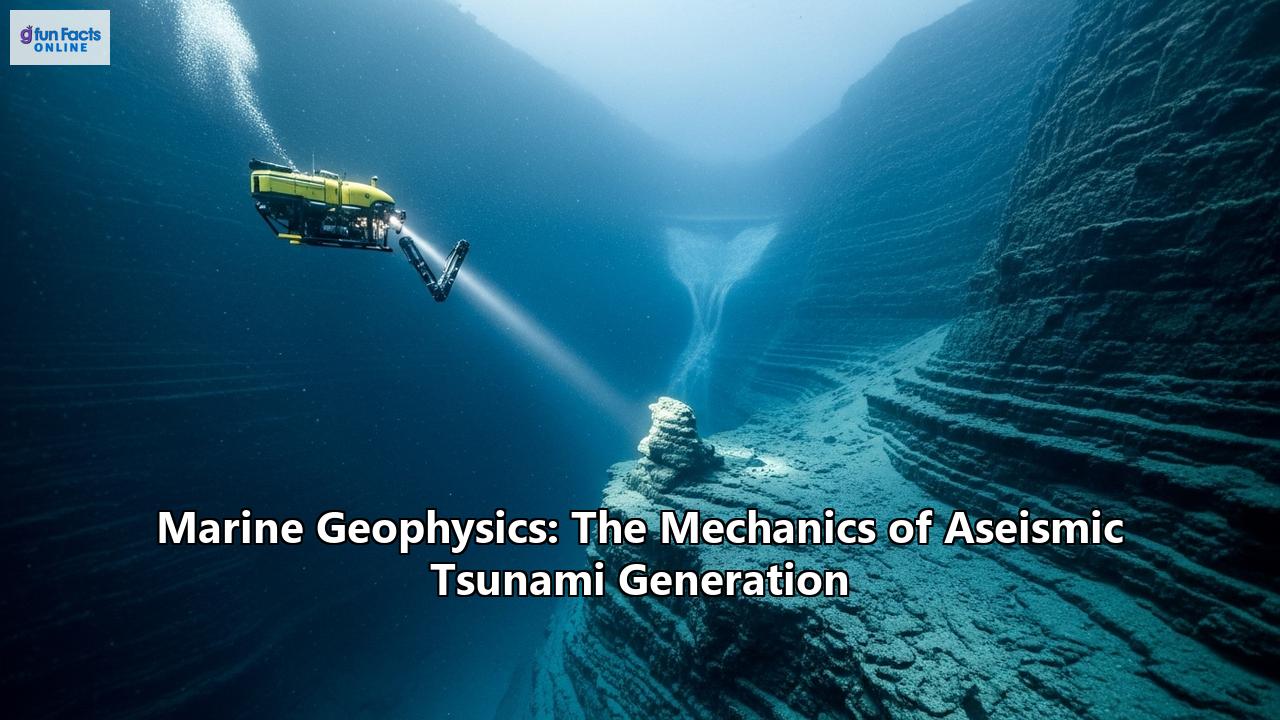 Marine Geophysics: The Mechanics of Aseismic Tsunami Generation