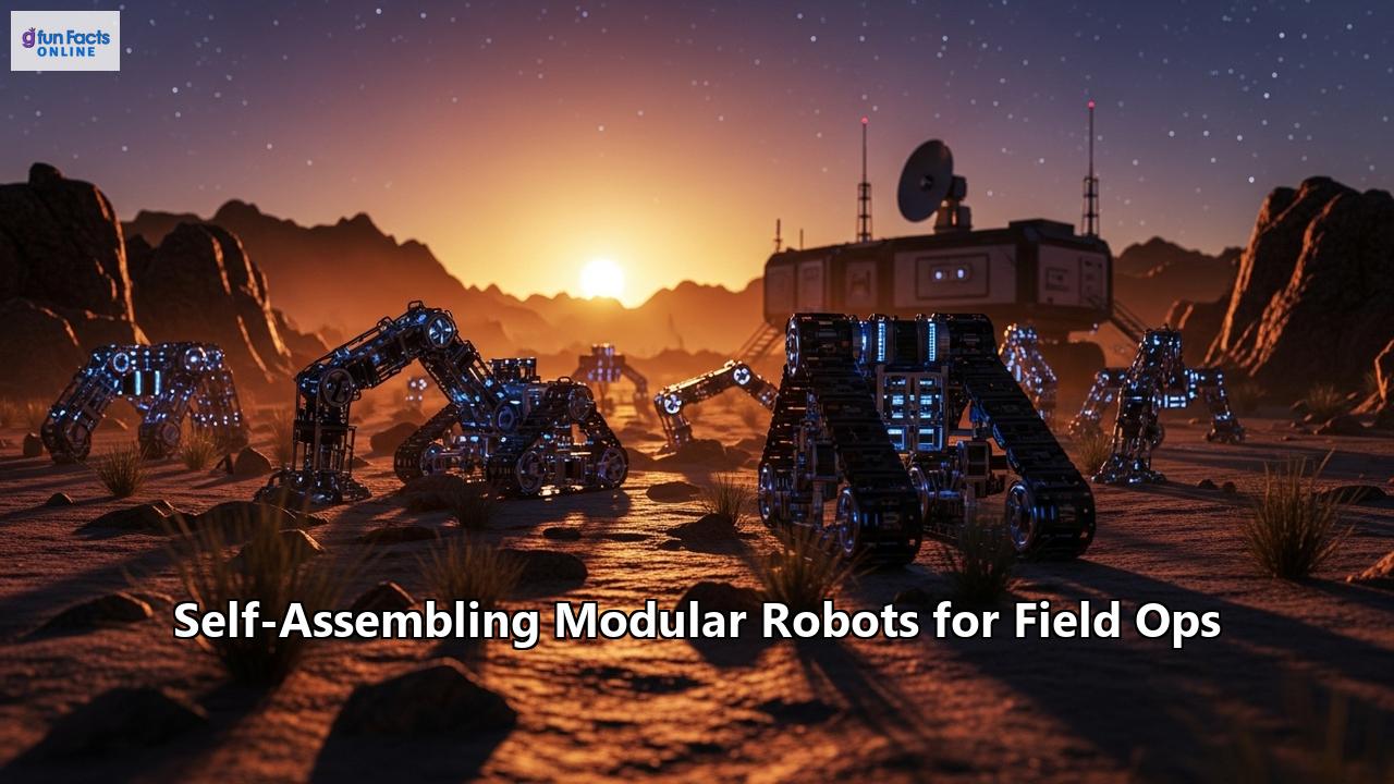 Self-Assembling Modular Robots for Field Ops