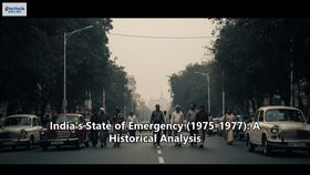 India's State of Emergency (1975-1977): A Historical Analysis