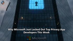 Why Microsoft Just Locked Out Top Privacy App Developers This Week