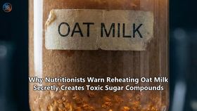 Why Nutritionists Warn Reheating Oat Milk Secretly Creates Toxic Sugar Compounds