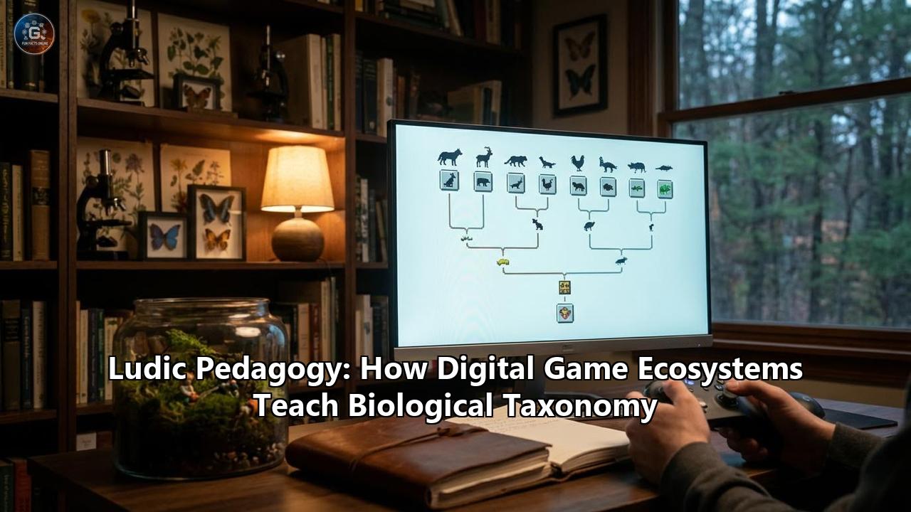 Ludic Pedagogy: How Digital Game Ecosystems Teach Biological Taxonomy