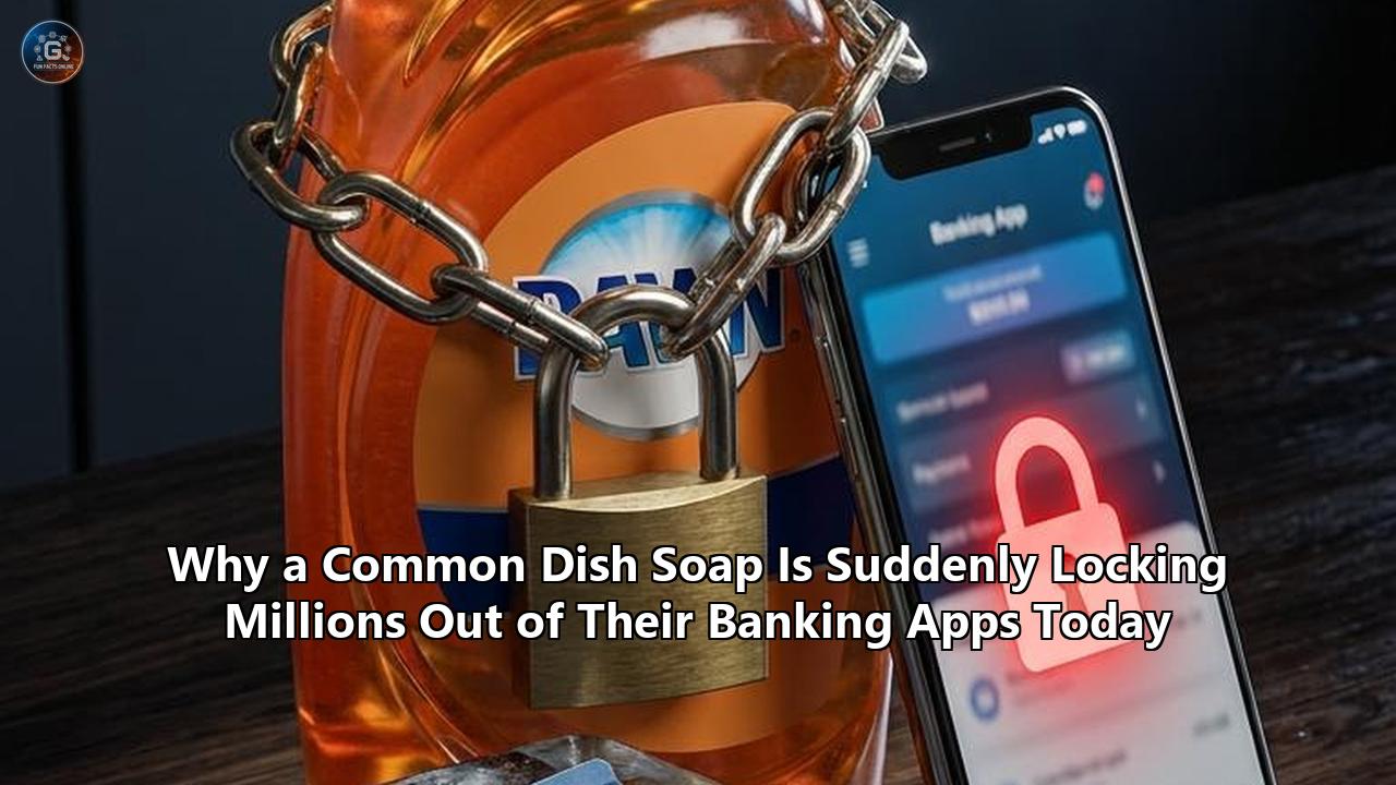 Why a Common Dish Soap Is Suddenly Locking Millions Out of Their Banking Apps Today