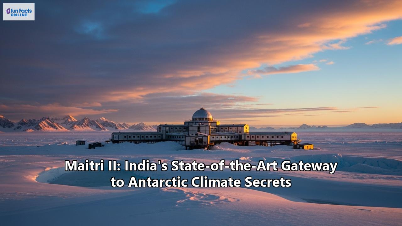 Maitri II: India's State-of-the-Art Gateway to Antarctic Climate Secrets