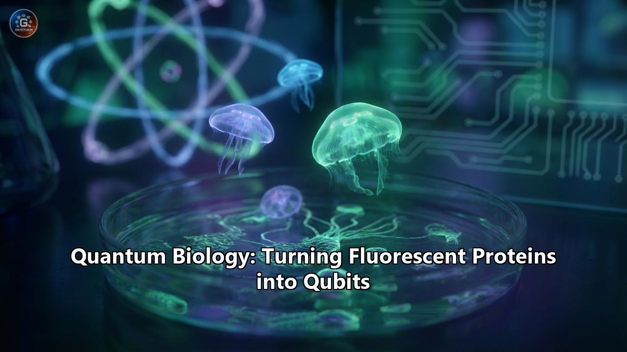 Quantum Biology: Turning Fluorescent Proteins into Qubits