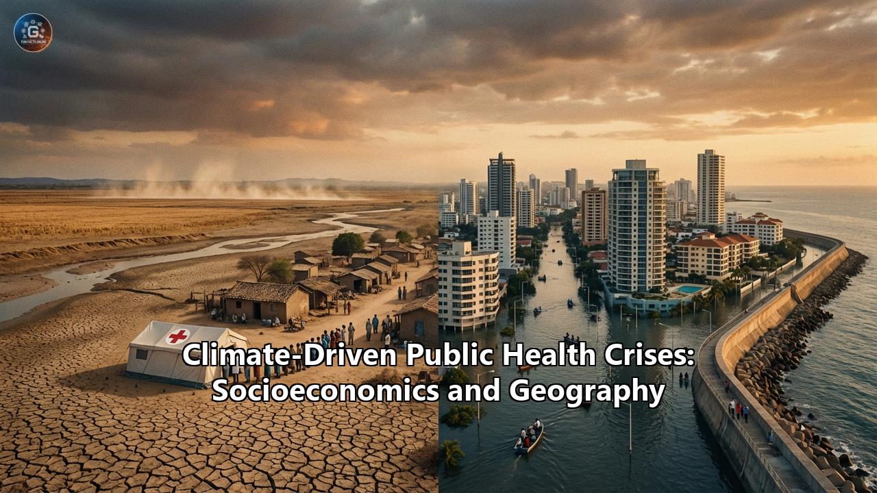 Climate-Driven Public Health Crises: Socioeconomics and Geography