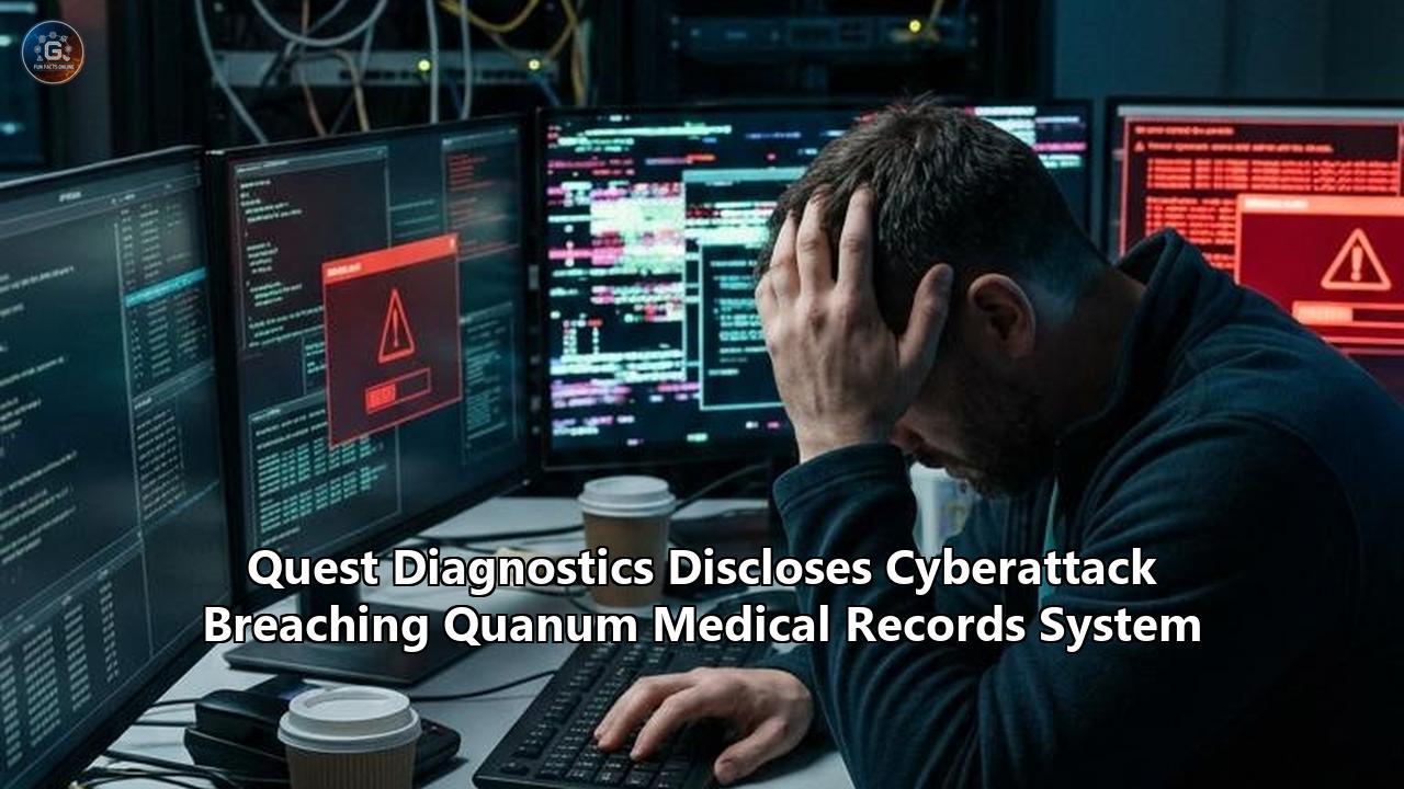 Quest Diagnostics Discloses Cyberattack Breaching Quanum Medical Records System