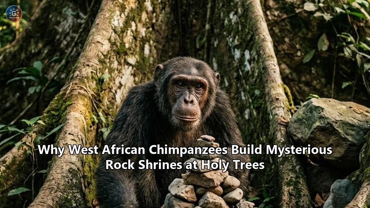 Why West African Chimpanzees Build Mysterious Rock Shrines at Holy Trees