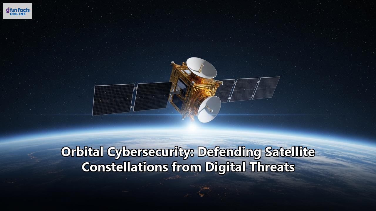 Orbital Cybersecurity: Defending Satellite Constellations from Digital Threats