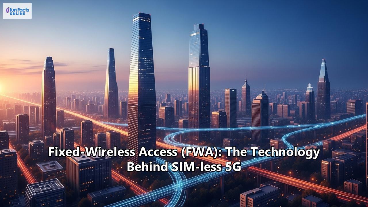 Fixed-Wireless Access (FWA): The Technology Behind SIM-less 5G