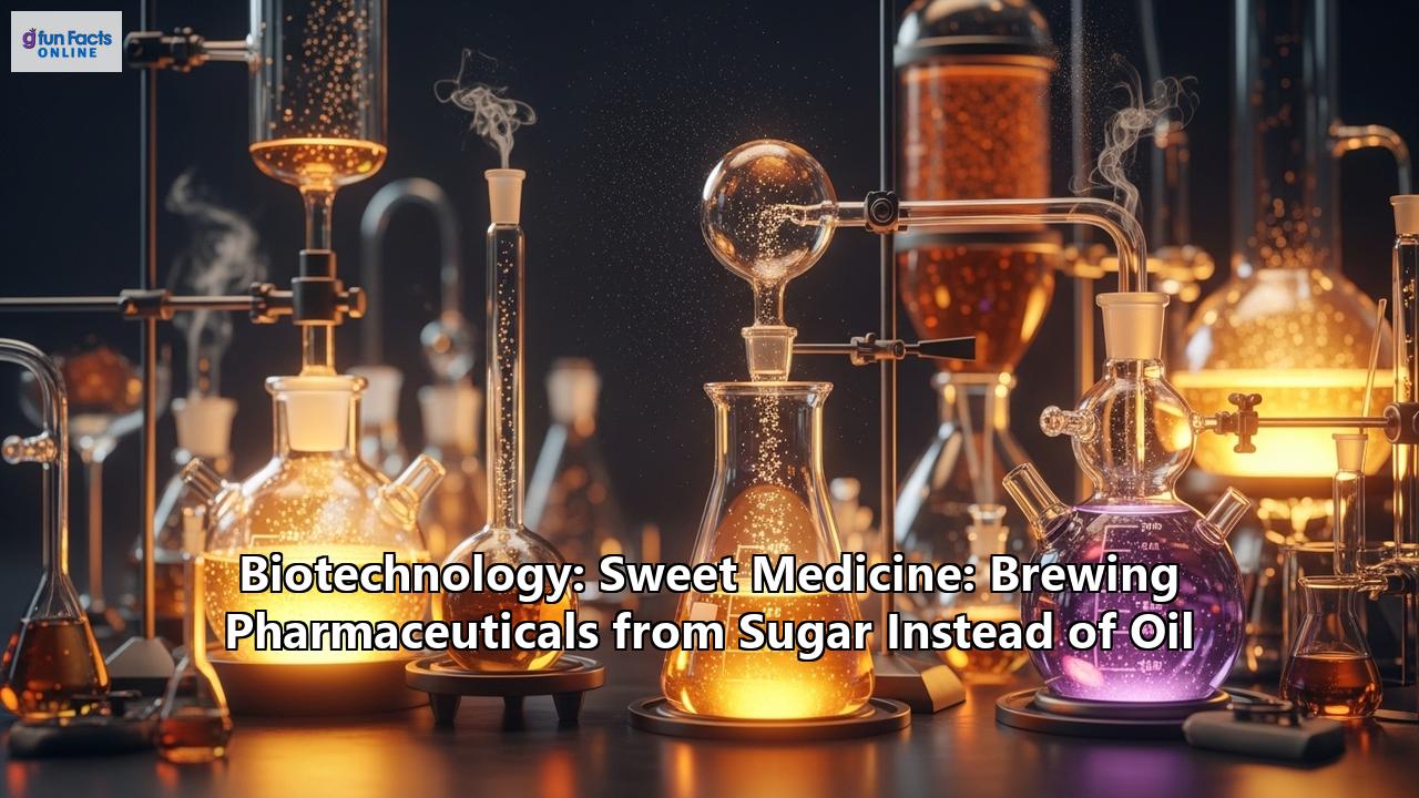 Biotechnology: Sweet Medicine: Brewing Pharmaceuticals from Sugar Instead of Oil