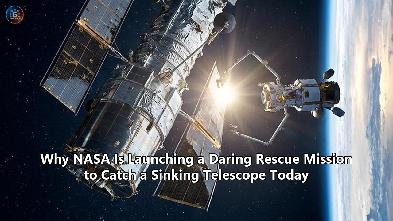 Why NASA Is Launching a Daring Rescue Mission to Catch a Sinking Telescope Today