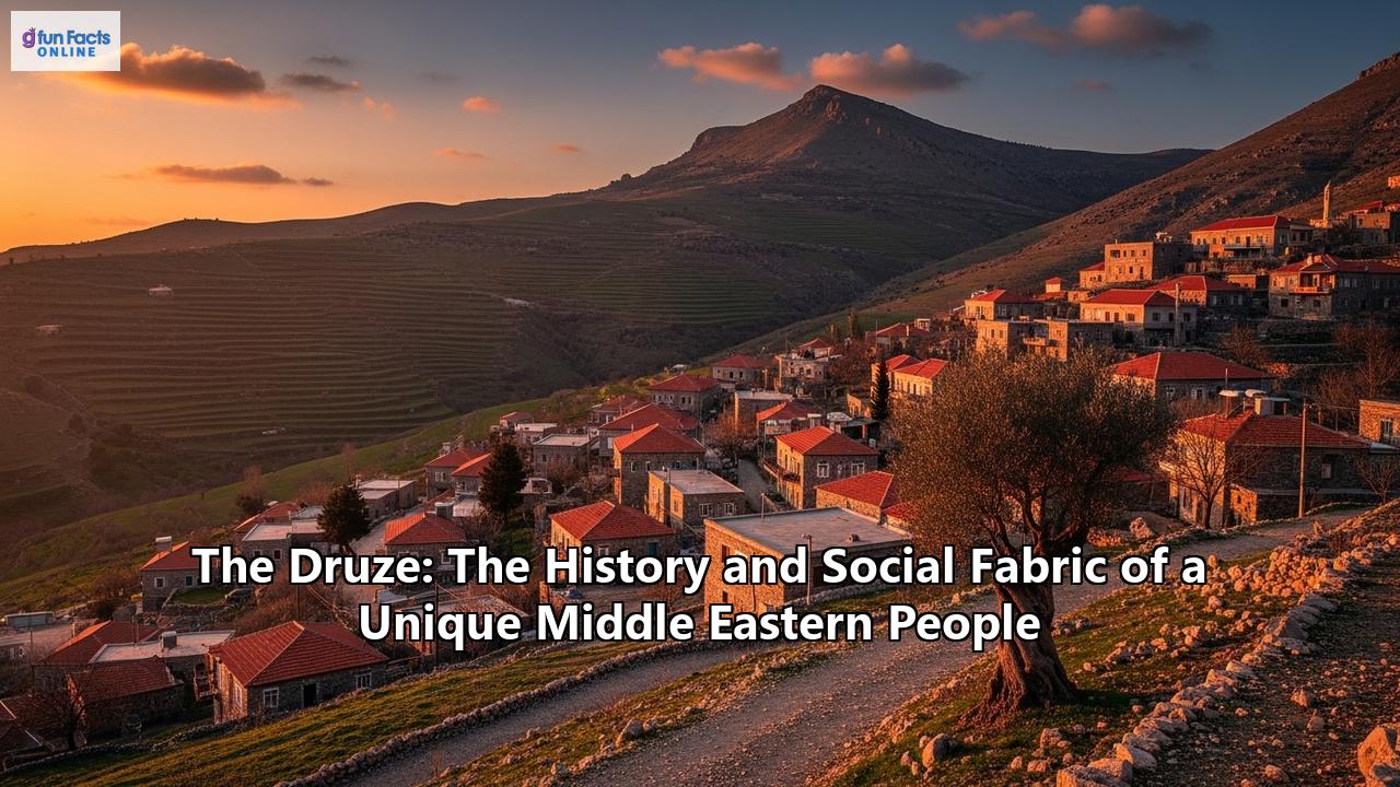 The Druze: The History and Social Fabric of a Unique Middle Eastern People
