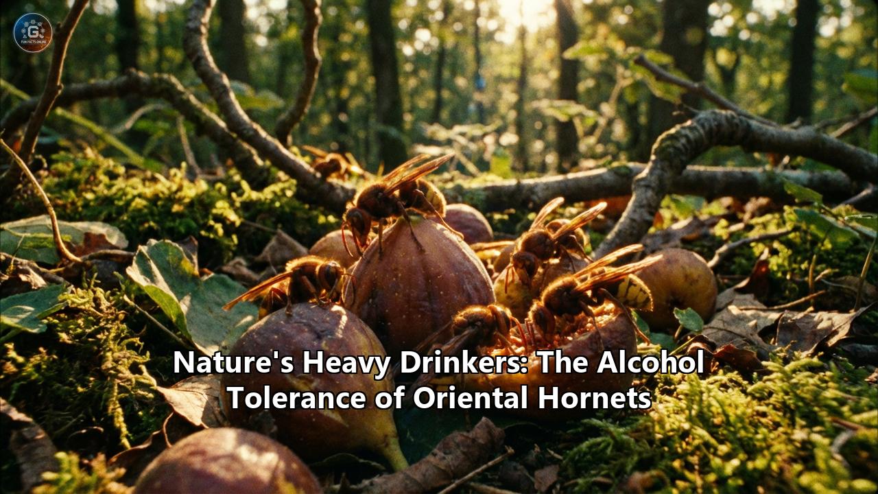 Nature's Heavy Drinkers: The Alcohol Tolerance of Oriental Hornets