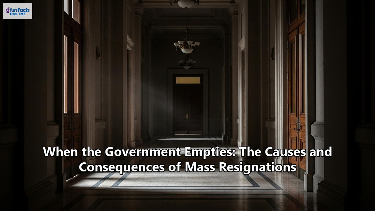 When the Government Empties: The Causes and Consequences of Mass Resignations