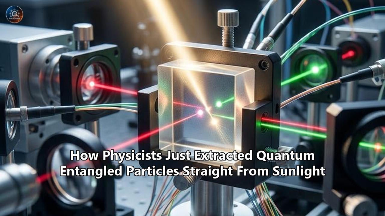 How Physicists Just Extracted Quantum Entangled Particles Straight From Sunlight