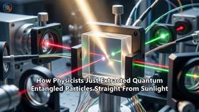 How Physicists Just Extracted Quantum Entangled Particles Straight From Sunlight
