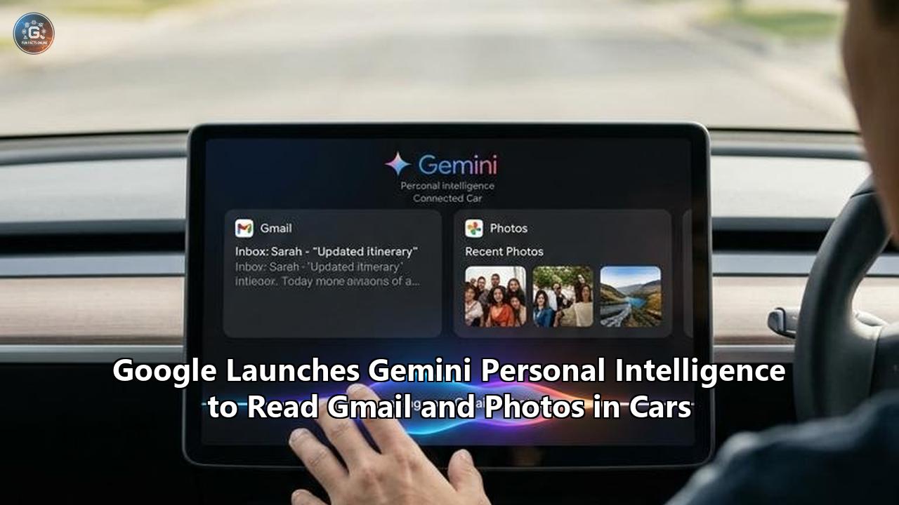 Google Launches Gemini Personal Intelligence to Read Gmail and Photos in Cars