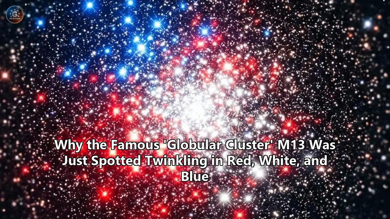 Why the Famous 'Globular Cluster' M13 Was Just Spotted Twinkling in Red, White, and Blue