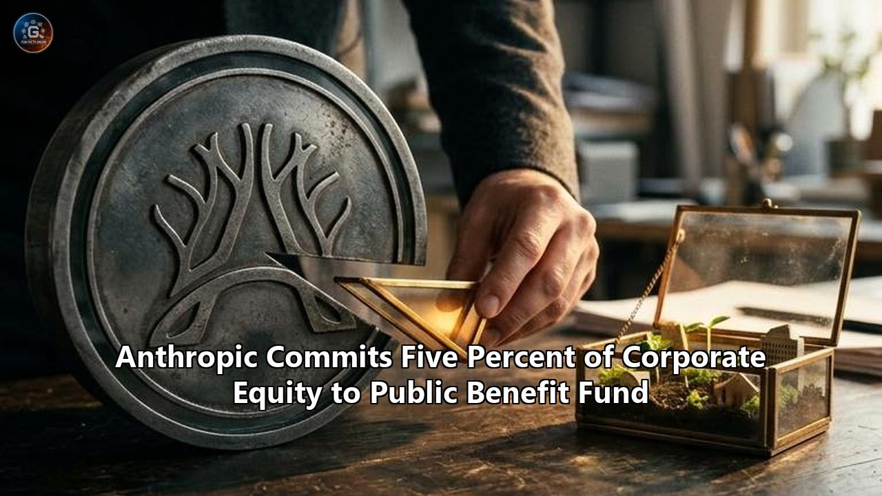 Anthropic Commits Five Percent of Corporate Equity to Public Benefit Fund
