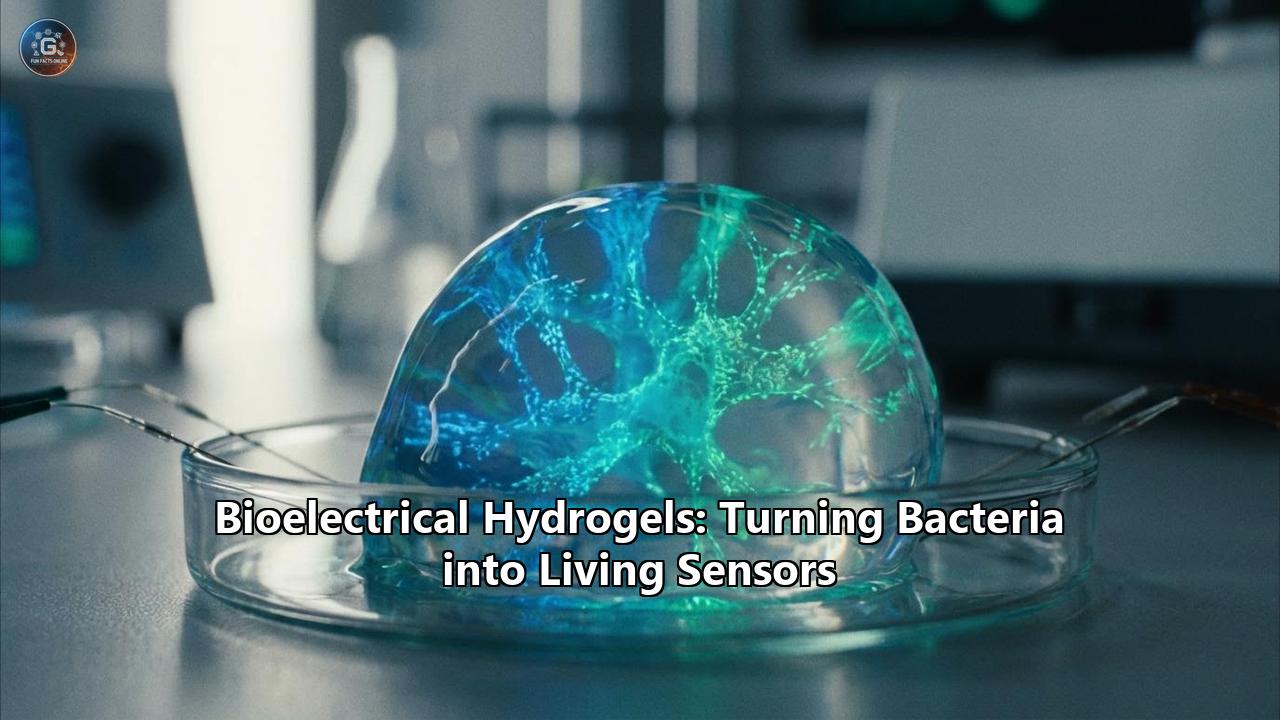 Bioelectrical Hydrogels: Turning Bacteria into Living Sensors