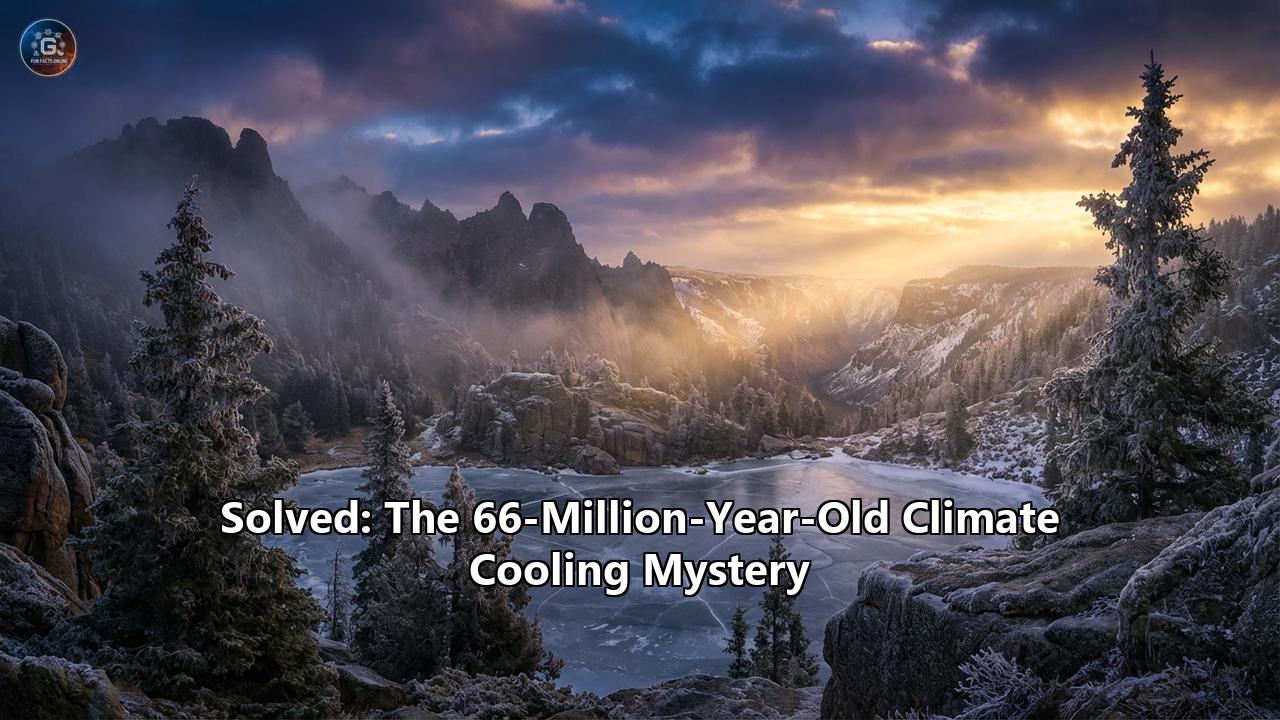 Solved: The 66-Million-Year-Old Climate Cooling Mystery