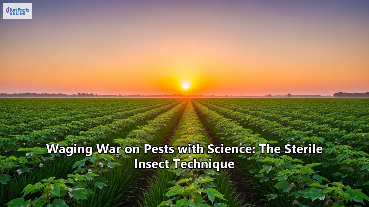 Waging War on Pests with Science: The Sterile Insect Technique