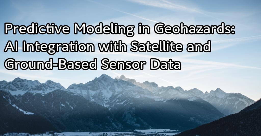 Predictive Modeling in Geohazards: AI Integration with Satellite and Ground-Based Sensor Data