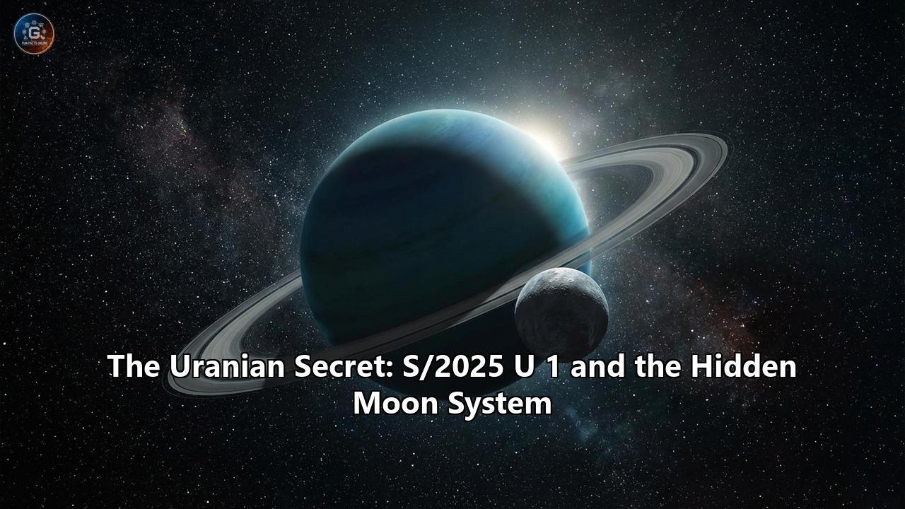 The Uranian Secret: S/2025 U 1 and the Hidden Moon System
