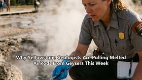 Why Yellowstone Geologists Are Pulling Melted AirPods From Geysers This Week