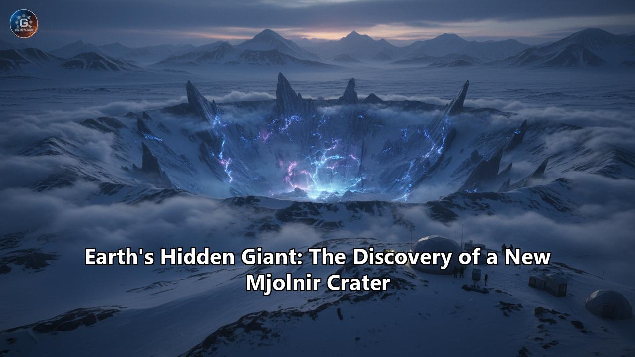 Earth's Hidden Giant: The Discovery of a New Mjolnir Crater